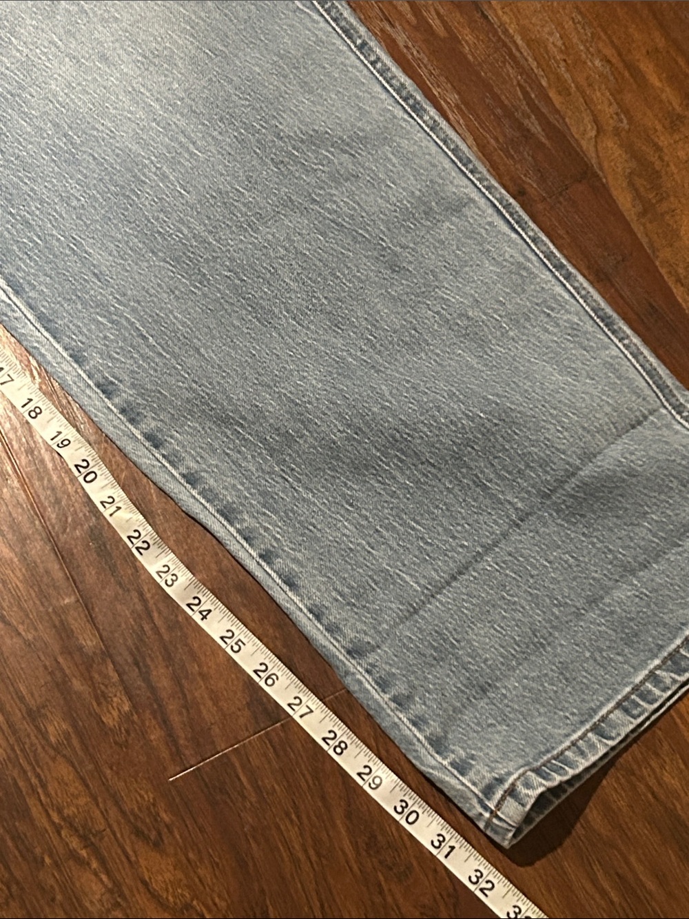 Light Wash Wide Leg Women’s Jeans super high rise sz 31 - Picture 5 of 7
